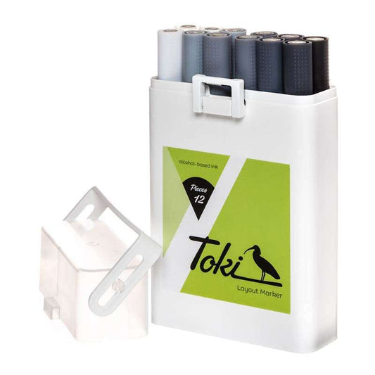 Toki Marker 12 Set  Grey